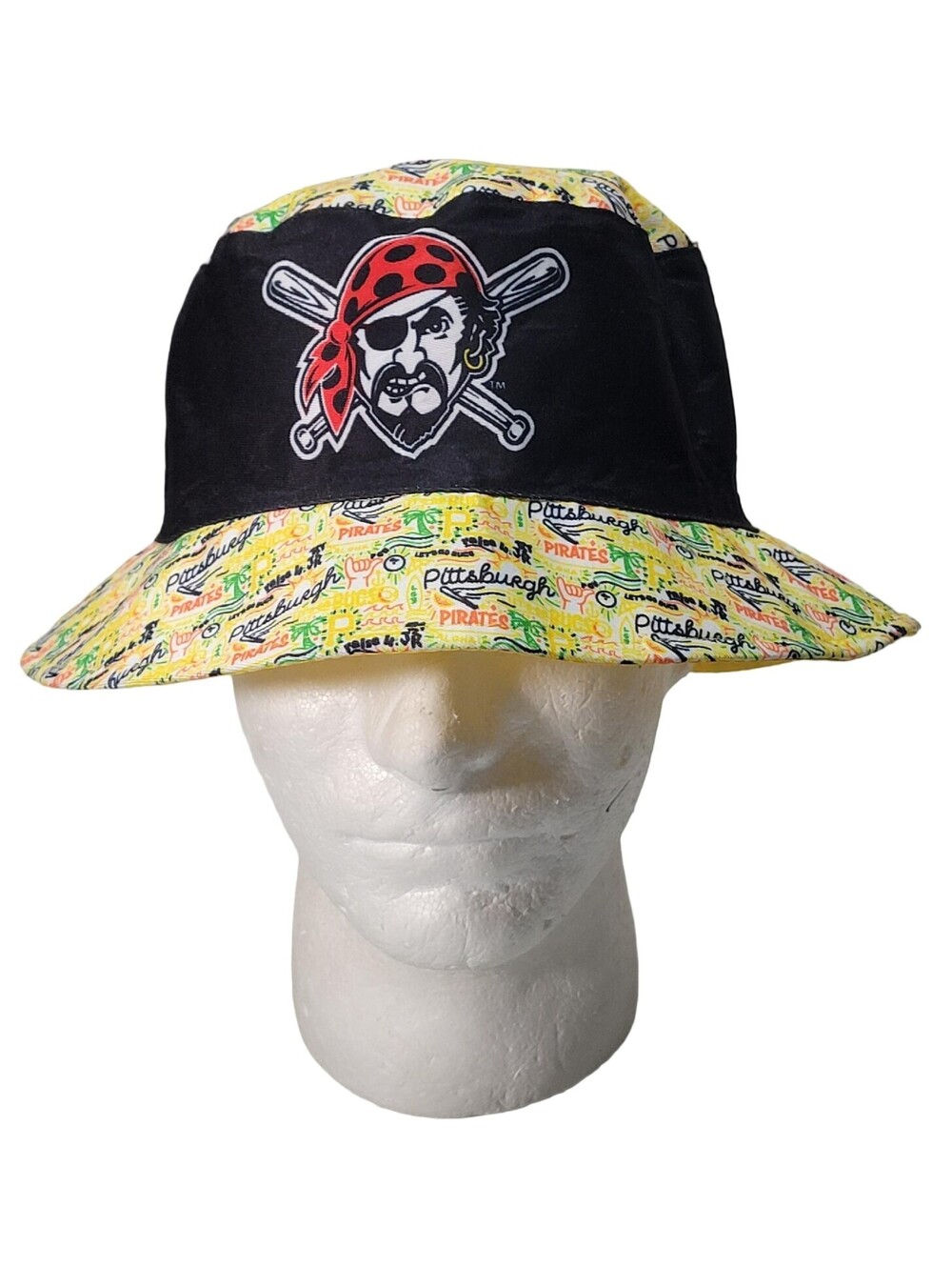Pittsburgh Pirates MLB Baseball Levin Furniture & Mattress Bucket Hat Cap